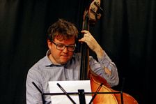 Conor Chaplin, Ari Hoenig Trio, Verdict Jazz Club, Brghton, East Sussex, 6th Oct. 2021. Creator: Brian O'Connor