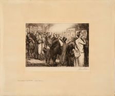 Connoisseur Of Prints, 1905. Creator: John Sloan