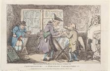 Connoisseurs-or Portrait Collectors !!!, 1807., 1807. Creator: Thomas Rowlandson