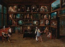 Connoisseurs at a Gallery, First third of 17th cen.. Creator: Francken, Hieronymus II