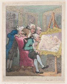 Connoisseurs, June 20, 1799., June 20, 1799. Creator: Thomas Rowlandson