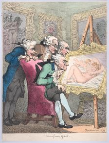 Connoisseurs, June 20, 1799., June 20, 1799. Creator: Thomas Rowlandson