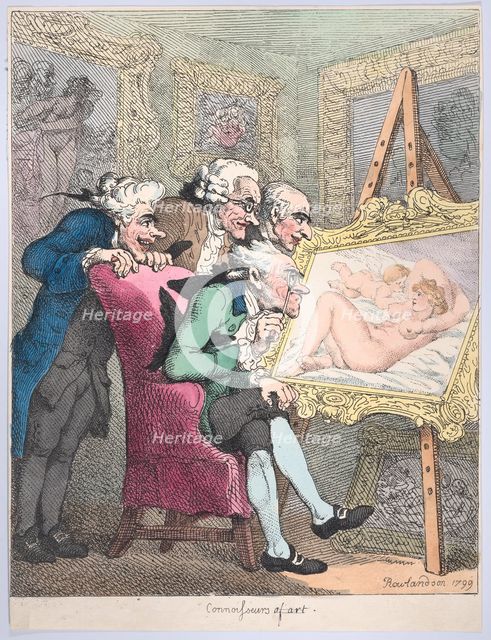 Connoisseurs, June 20, 1799., June 20, 1799. Creator: Thomas Rowlandson.