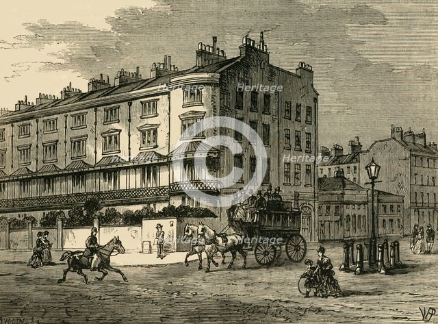 'Connaught Place', c1876. Creator: Unknown.