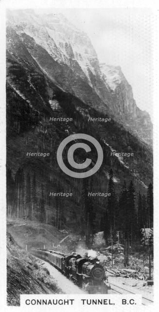 Connaught Tunnel, British Columbia, Canada, c1920s. Artist: Unknown