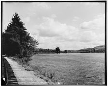 Conneticut [sic] River above Bellows Falls, Vt., between 1900 and 1906. Creator: Unknown