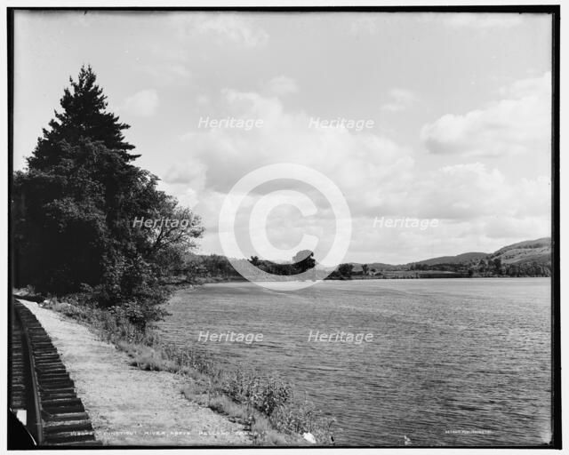 Conneticut [sic] River above Bellows Falls, Vt., between 1900 and 1906. Creator: Unknown.