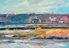 Connecticut Marshes c1868-1917. Artist: Walter Clark