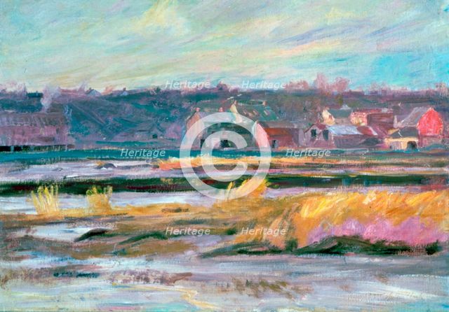 'Connecticut Marshes', c1868-1917. Artist: Walter Clark