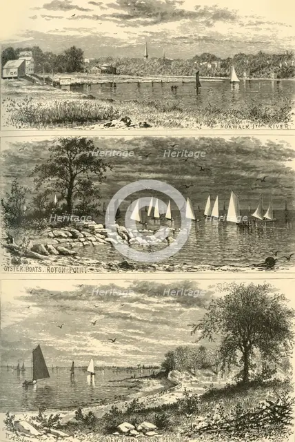 'Connecticut Shore Scenes', 1874. Creator: John J. Harley.