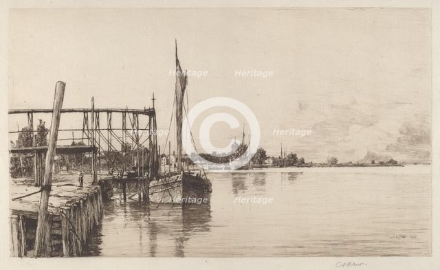 Connecticut River, 1885. Creator: Charles A Platt.