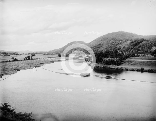Connecticut River above Bellows Falls, Vt., between 1900 and 1910. Creator: Unknown.
