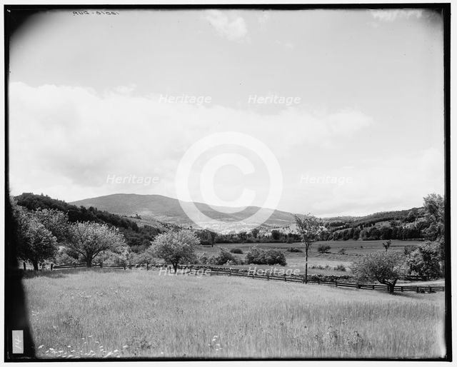 Connecticut River Valley, Vt., toward Ludlow from the south, between 1900 and 1906. Creator: Unknown.