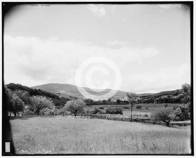 Connecticut River Valley, Vt., toward Ludlow from the south, between 1900 and 1906. Creator: Unknown.