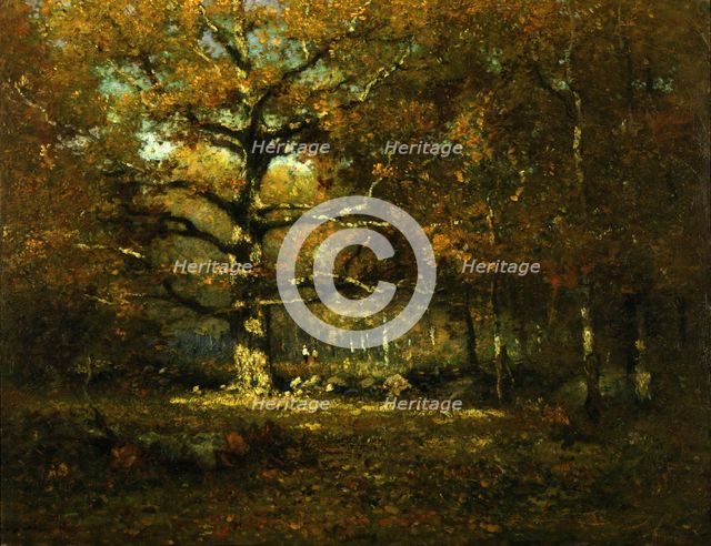Connecticut Woods, 1899. Creator: Henry Ward Ranger.
