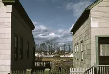 Connecticut town, probably Stonington, on the sea, 1940. Creator: Jack Delano