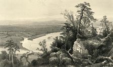 Connecticut Valley from Mount Tom 1874. Creator: Samuel Valentine Hunt