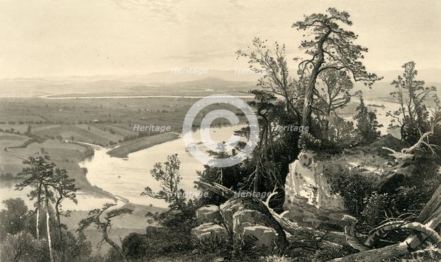 'Connecticut Valley from Mount Tom', 1874.  Creator: Samuel Valentine Hunt.