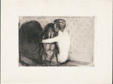 Consolation, 1894. Creator: Edvard Munch