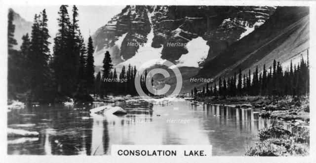 Consolation Lake, Alberta, Canada, c1920s. Artist: Unknown