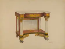 Console Table, 1936. Creator: Joseph Rothenberg