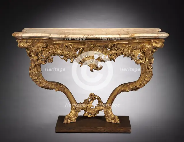 Console Table, c. 1765. Creator: Ferdinand Tietz (Austrian, 1708-1777), attributed to.