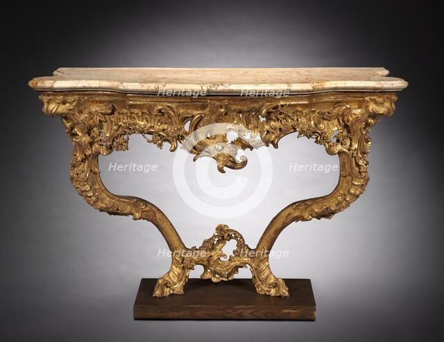 Console Table, c. 1765. Creator: Ferdinand Tietz (Austrian, 1708-1777), attributed to.