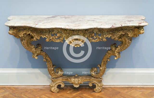 Console Table, France, c. 1735. Creator: François Roumier.