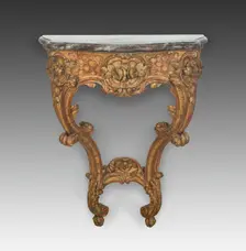 Console Table, France, c. 1730. Creator: Unknown