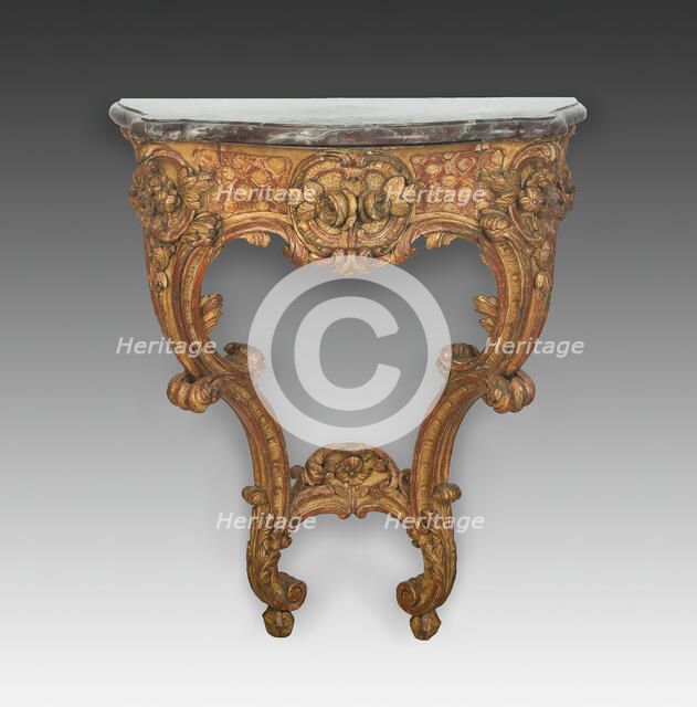 Console Table, France, c. 1730. Creator: Unknown.