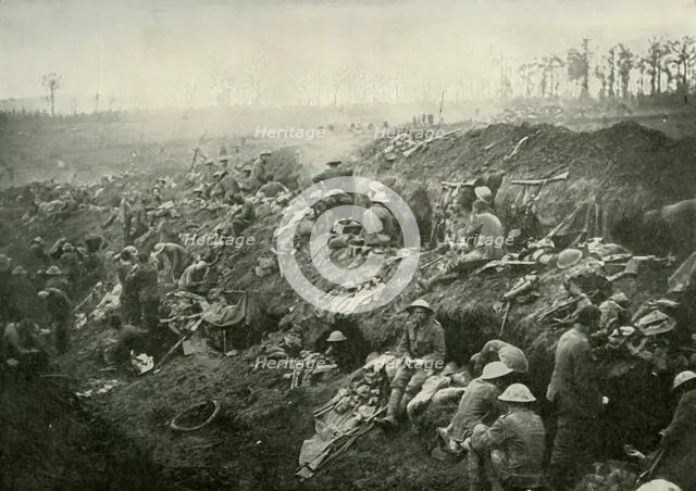 'Consolidating A Captured Position', (1919).  Creator: Unknown.