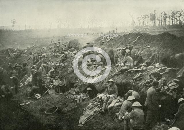 'Consolidating A Captured Position', (1919).  Creator: Unknown.