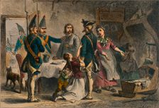 Conscription of German Soldiers for Service in America, c19th century. Artist: A Bobbell