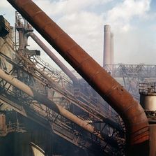 Consett Steelworks, County Durham, 1945-1980. Artist: Eric de Maré