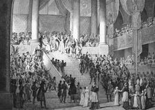 Consecration of Napoleon and Coronation of Josephine by Pope Pius VII, 2nd December 1804. Creator: Unknown