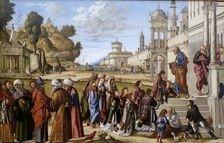 Consecration of Saint Stephen as deacon, 1511. Creator: Carpaccio, Vittore (1460-1526)