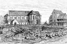 Consecration of the English Cathedral in Madagascar, 1890. Creator: Unknown