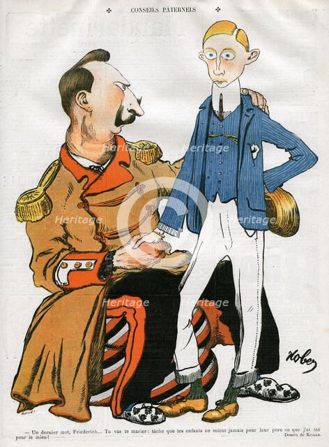 'Conseils Paternels' (Paternal advice), c1888-1918. Artist: Unknown