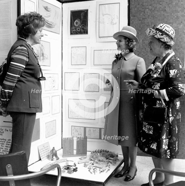 Conservative Leader Margaret Thatcher at NSA Golden Jubilee Meeting, 19 May 1973. Artist: Henry Grant