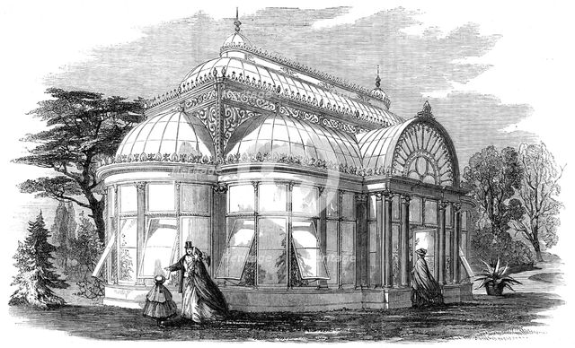 Conservatory, by Ormson, in the International Exhibition, 1862. Creator: Unknown.