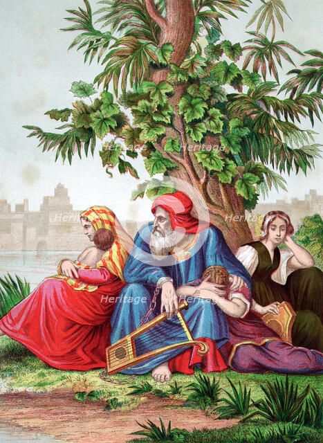 Constancy of the Jews in captivity in Babylon, 6th century BC (c1860). Artist: Unknown