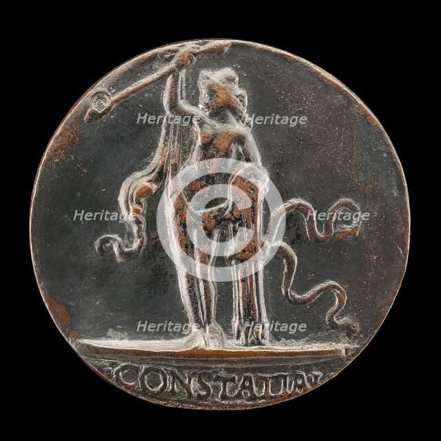 Constancy Resting on a Bundle of Arrows [reverse]. Creator: Unknown.