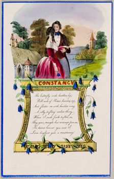 Constancy (valentine), c. 1840. Creator: Unknown