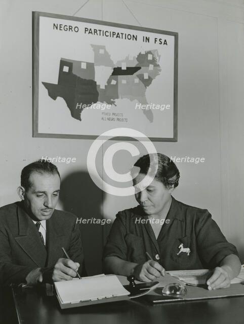 Constance Daniel and Jerome Robinson; Farm Security Administration, Sept. 1941. Creators: Farm Security Administration, John Vachon.