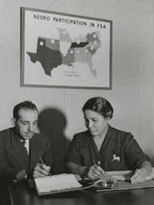 Constance Daniel and Jerome Robinson; Farm Security Administration, Sept. 1941. Creators: Farm Security Administration, John Vachon