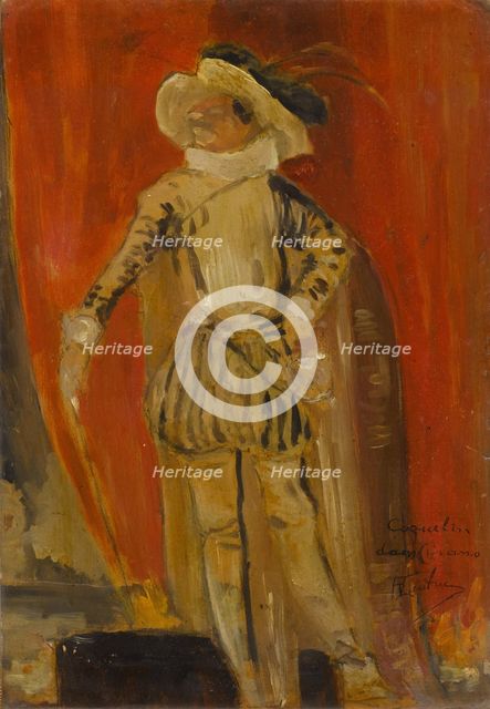 Constant Coquelin as Cyrano.
