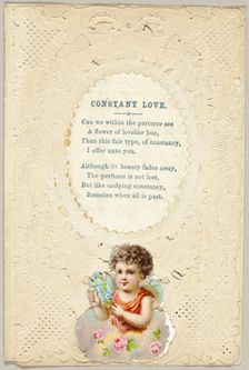 Constant Love (valentine), 1850/59. Creator: Unknown