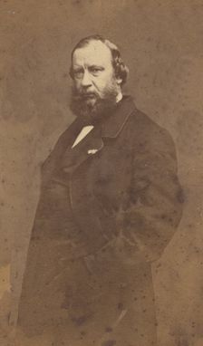 [Constant Troyon], 1860s. Creator: Etienne Carjat