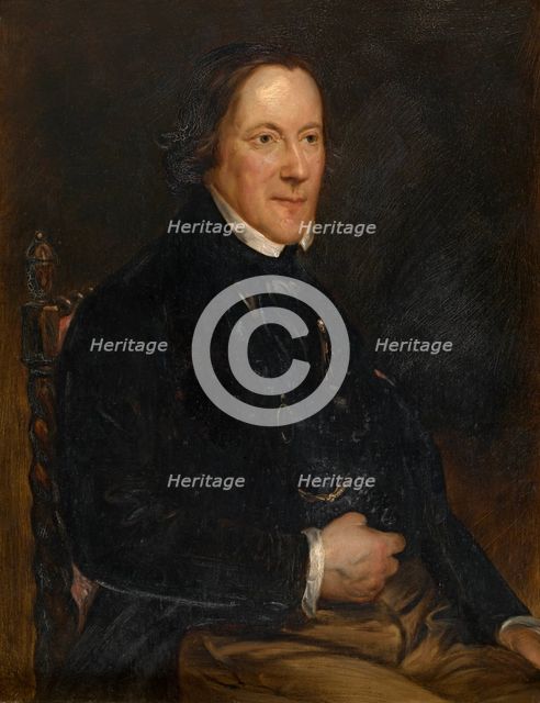Constant van den Nest, Secretary of the Royal Academy of Fine Arts Antwerp, mid-19th century. Creator: Antoine Joseph Wiertz.