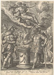Constantia, ca. 1581. Creator: After Maerten de Vos